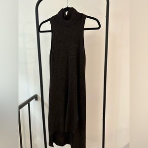 Zara brown sweater dress